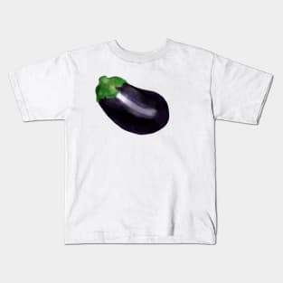 Eggplant Kids T-Shirt